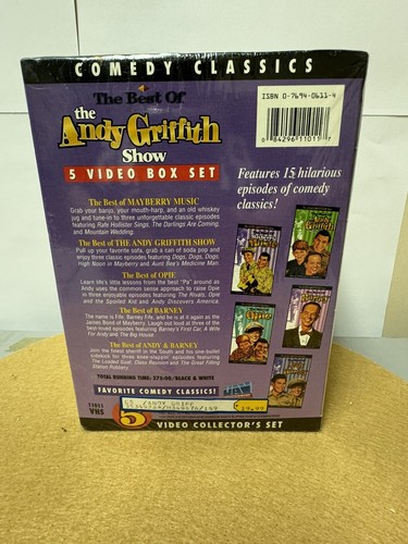 The Andy Griffith Show VHS Tapes Boxed Set Sealed 5 Tapes Vintage New - Picture 4 of 6