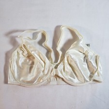 Victoria's Secret Second Skin Satin Full Coverage Racerback Bra 34B Ivory NWT