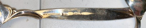 FLAIR 1847 ROGERS BROS SILVERPLATE 4 SERVING PIECES Spoon Knife - Picture 3 of 3