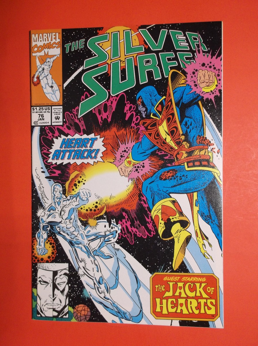 SILVER SURFER # 76 - NM 9.2/9.4 - JACK OF HEARTS ORIGIN RETOLD | eBay