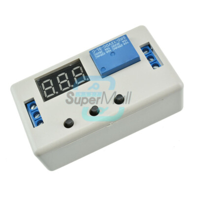 DC 12V Digital LED Display Home Auto Delay Timer Control Switch Relay Module US