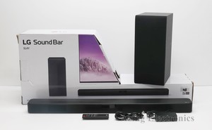 lg sl4y 300w 2.1 ch soundbar with wireless sub