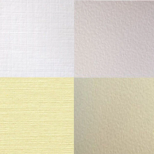 A4 Textured Card White / Ivory / Linen / Hammer / Smooth 300gsm HIGH QUALITY - Picture 1 of 8