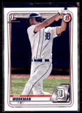 2020 Bowman Draft Paper Gage Workman Detroit Tigers #BD-33 3 Card Lot