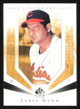 2004 SP Legendary Cuts EARLY WYNN Base Baseball card CLEVELAND INDIANS Guardians