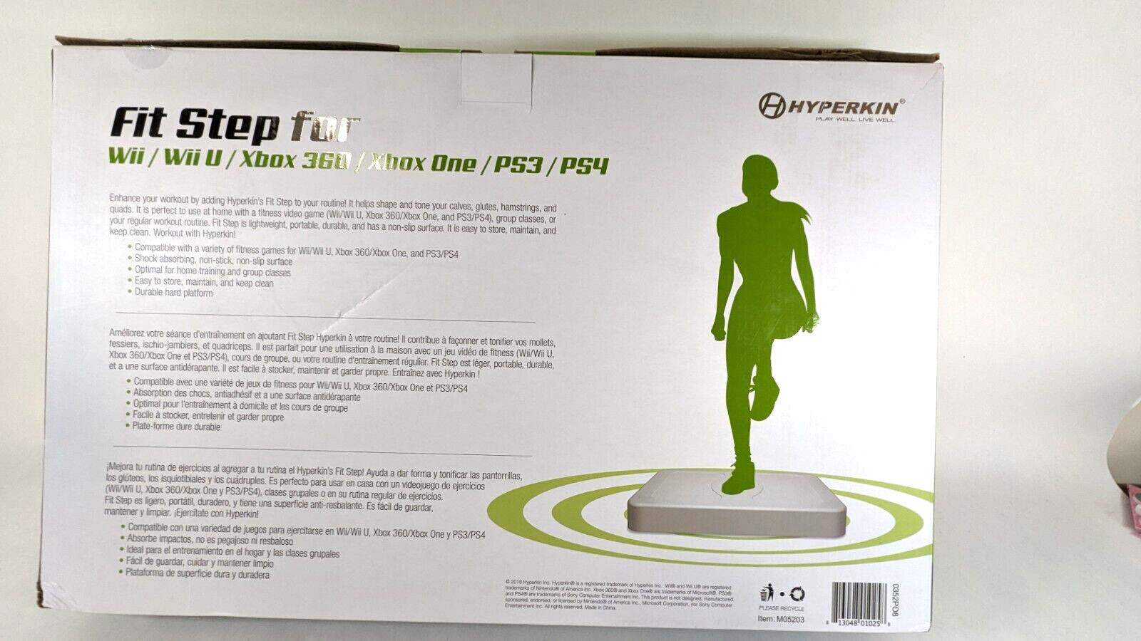 Hyperkin Fit Exercise Step M05203 Works With Wii  360 Kinect and PS3 Move