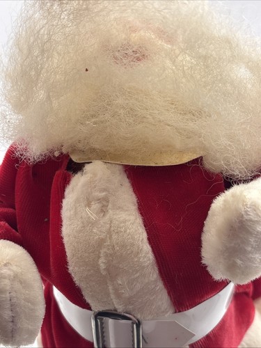 Vtg 1950’s Harold Gale Santa Claus Plush Figure 14" Red Velvet Suit Christmas - Picture 13 of 19