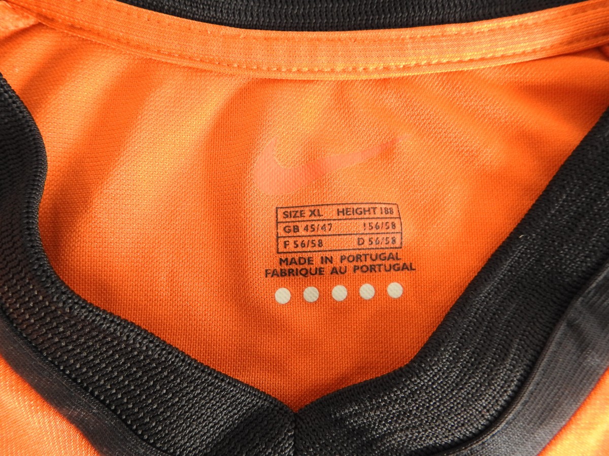 Netherlands EURO 2000 Home Jersey #10 Bergkamp Nike Orange Shirt