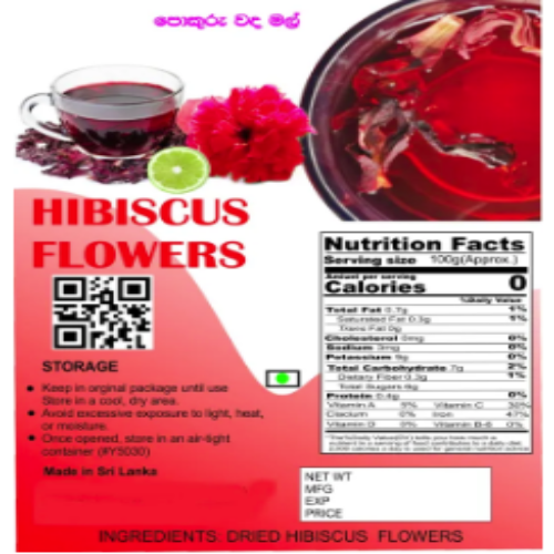  Thé à base de plantes hibiscus. Aide à la perte de poids. Avec antioxydants. 10 sacs. Sans caféine - Photo 1/3