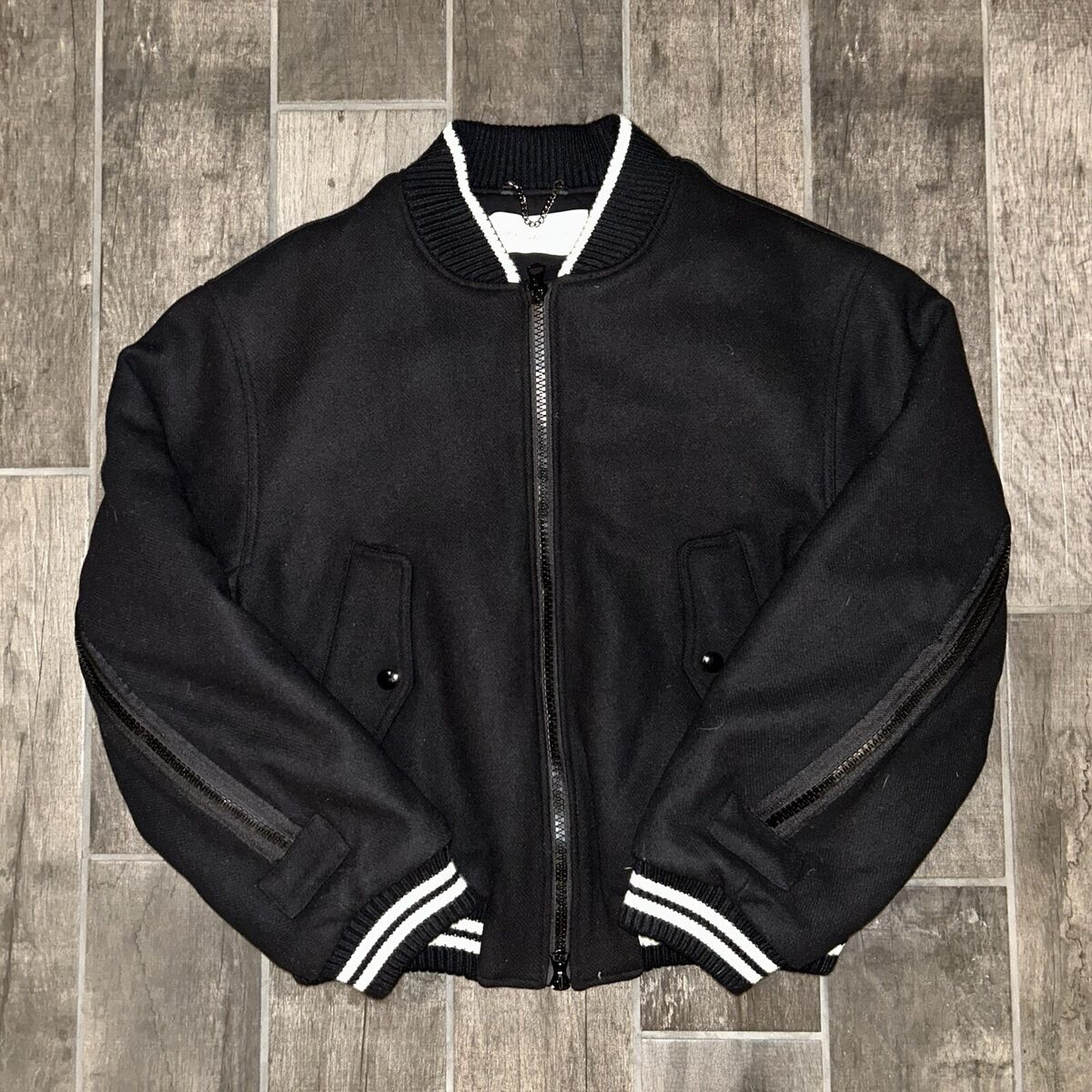 DRIES VAN NOTEN FW 2023 Back Zip Wool Bomber Jacket Black | eBay DRIES VAN NOTEN FW 2023 Back Zip Wool Bomber Jacket Black | eBay