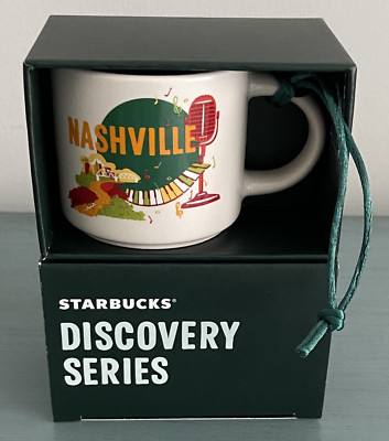 Starbucks Discovery Series Nashville Mini Mug Espresso ORNAMENT 2 fl oz NEW