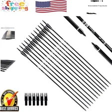Precision 30 Inch Archery Arrows - Removable Tips for Target Practice & Hunting