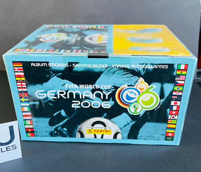 PANINI GERMANY WORLD CUP 2006 FACTORY SEALED BOX - 100 PACKETS