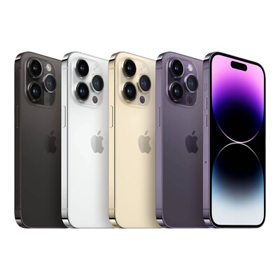 Apple iPhone 14 Pro - Wie Neu - 128GB 256GB - Dunkellila Schwarz Gold Silber-TOP