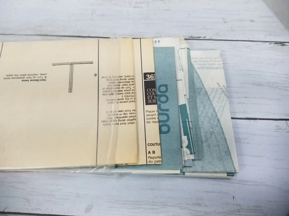 UNCUT Burda Pattern 5397 Ladies Long Short Dress Blouse Jacket Sizes 12 to 42 - Image 3 of 3