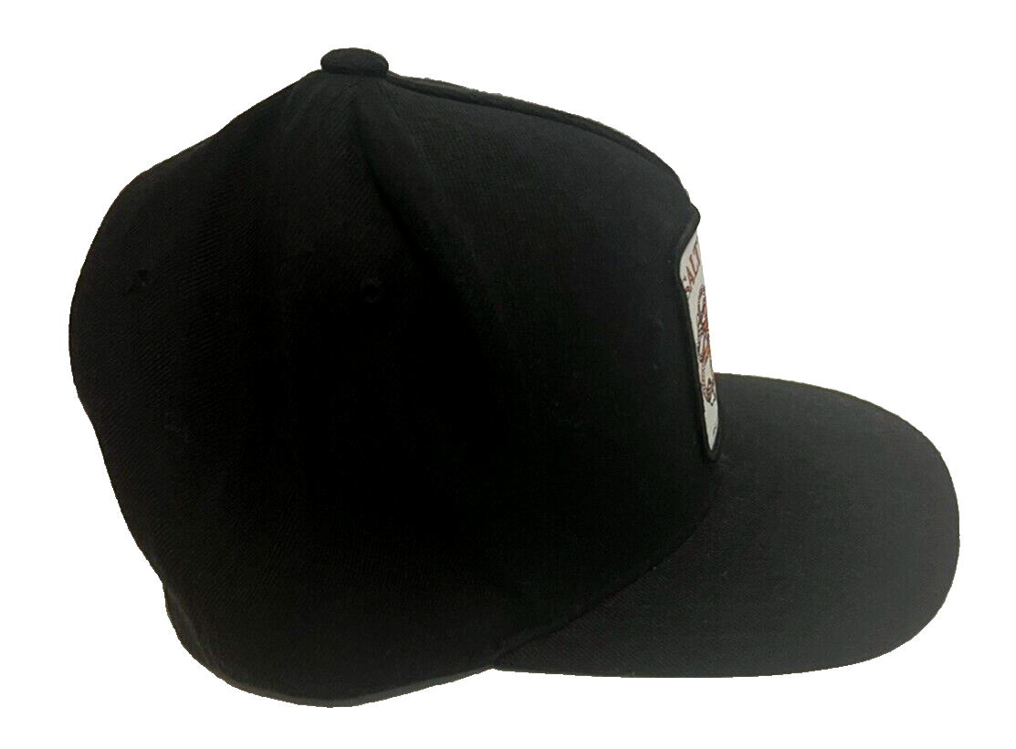 Salty Crew Octopus Black Patch Logo Adjustable Hat Snapback