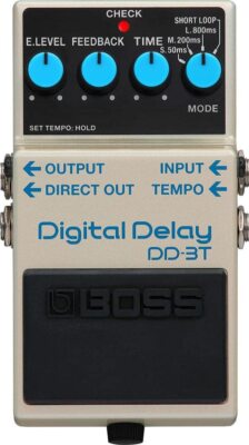Boss DD-3T Digital Verzögerung Gitarren Effektpedal Leichte Betrieb 12.5ms Sich