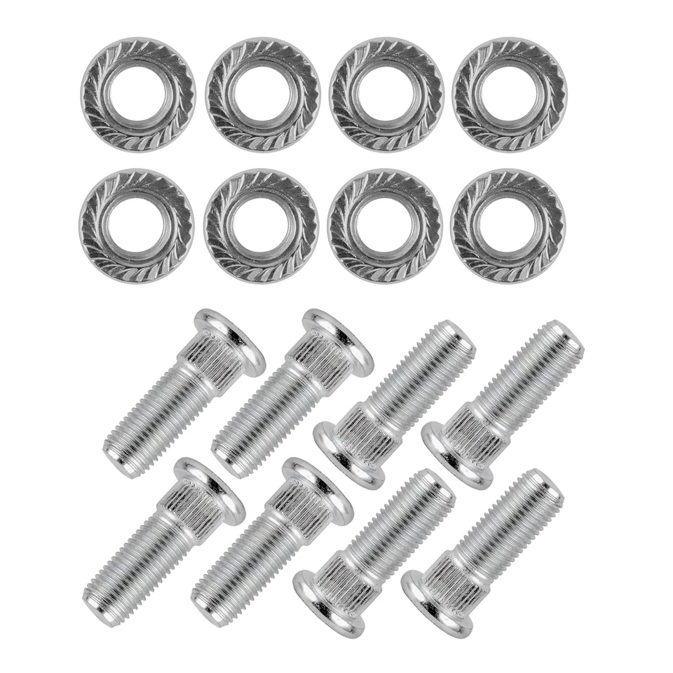 8x Front Rear Studs & Flange Nuts for Polaris Xpress 300 1996-1997 3/8" - Image 4 of 4