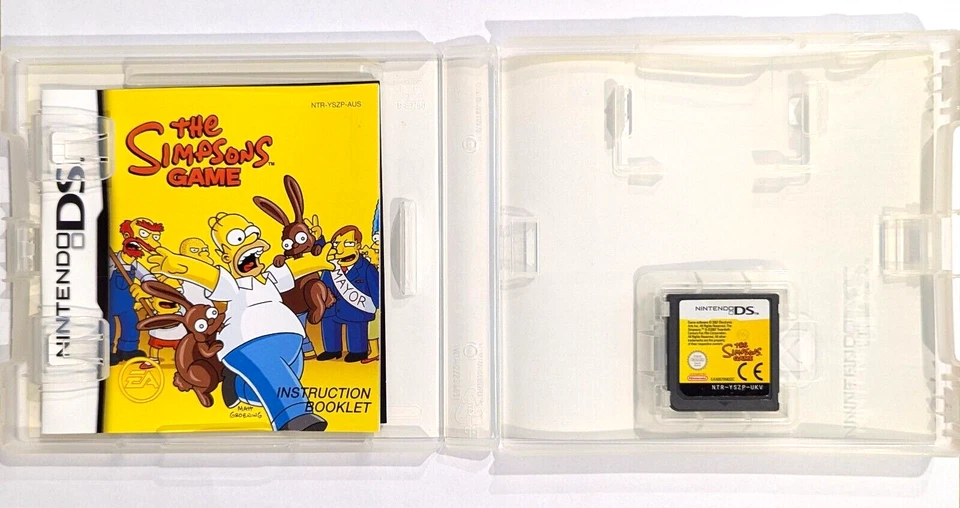 Nintendo DS The Simpsons Game PAL Version Complete with Manual - Image 3 of 4