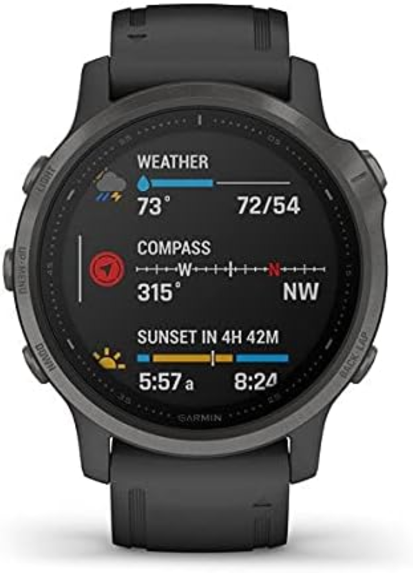 Garmin Fenix 6s Sapphire Black multisport GPS watch *Good