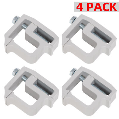 6x Truck Cap Topper Camper Aluminum Shell Mounting Clamps Heavy - Foto 6