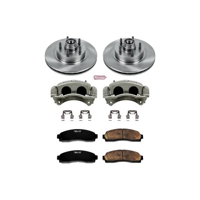KCOE1857 Powerstop Brake Disc and Caliper Kits 2-Wheel Set Front for Pickup Ford