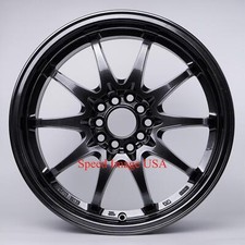 Rota Dpt Wheels Hyper Black 17x8 48 5x100 5x114 For Frs Brz Tsx S2000 Tl Accord