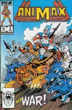 Animax #2 VFNM It's War! Marvel Star Comics February Feb 1987