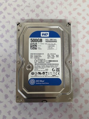 Western Digital Blue WD5000AAKX 3.5'' 500GB 7200RPM 16MB SATA HDD Hard Disk Drive