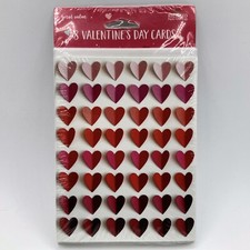 Dual Colored 48 Hearts Happy Valentine's Day 8-Pack Recycled Greeting Cards NIP