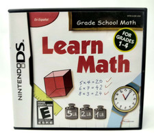 Learn Math: Grade School Math Nintendo DS Complete CIB