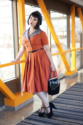 chinese dress ladies Simple A-line Prom Dress, Orange Evening Dress fg4543 – formalgowns main image 0