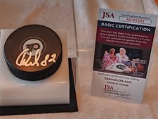 IVAN FEDOTOV signed FLYERS puck JSA COA