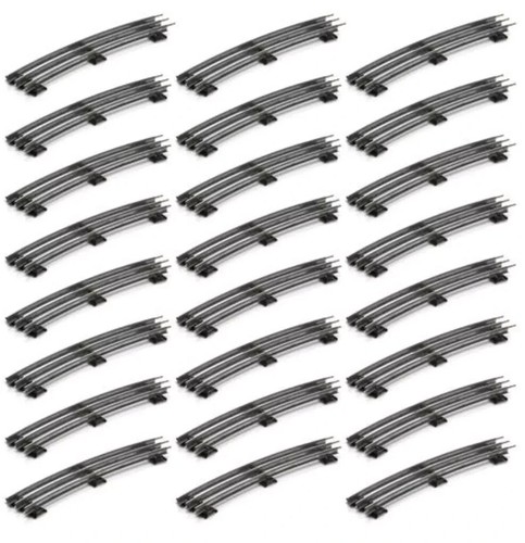 Case of 24 O-54 Curve O Gauge High Tensile Strength Tubular Train Tracks NEW - Picture 12 of 12
