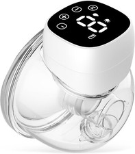 Hands Free Breast Pump, Portable, Longer Battery Life, 3 Modes  9 Levels