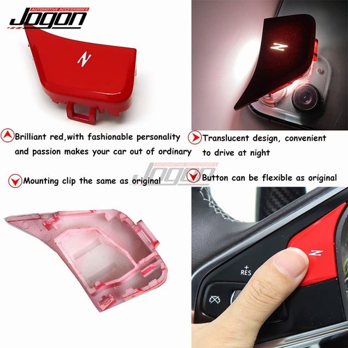 Borde de cubierta interior con botón rojo volante Z para Corvette C8 Z51 Z06 Stingray - Imagen 2 de 8