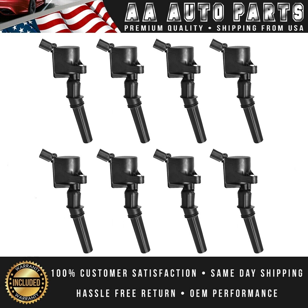 8 Ignition Coils For Ford F150 F250 F550 E350 Lincoln 4.6L 5.4L V8 FD503 DG508