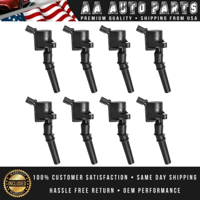 8x Ignition Coils For Ford E-350 Super Duty 5.4L V8 FD503 DG508