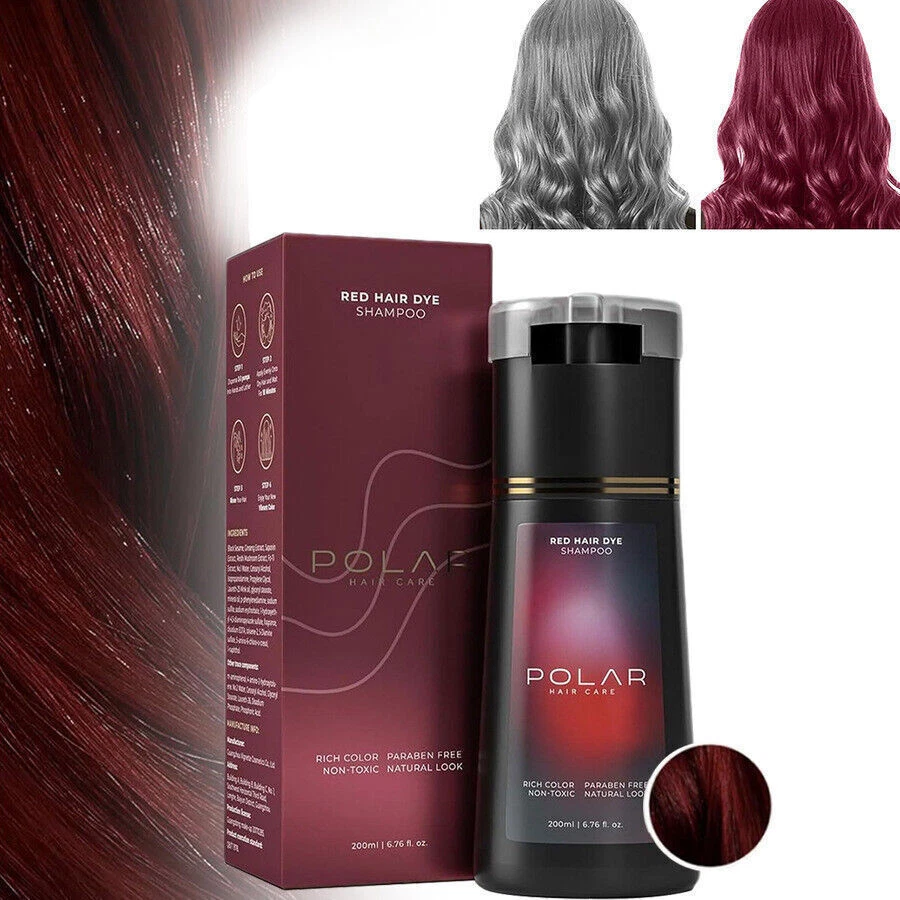 Polar Hair Dye Shampoo ,Color Shampoo Hair Dye for Women & Men 200ML New - image 3 of 4