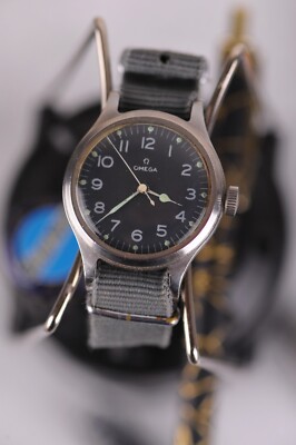 Excellent Vintage Con. Omega RAF 6B/159 1956s Military Issued