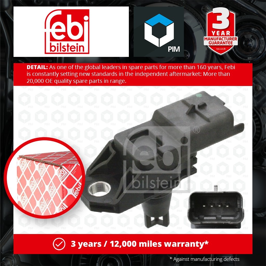 MAP Sensor 106021 Febi Manifold Pressure 1920QR 9663480880 1683949 
