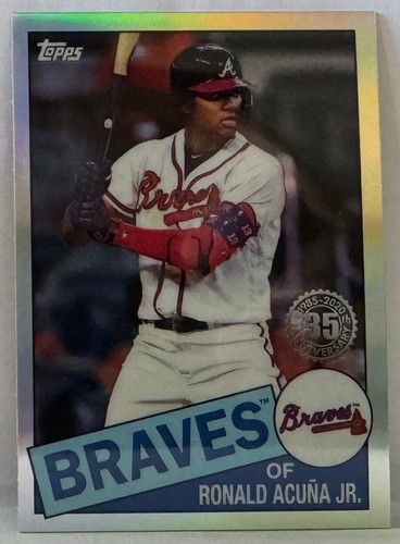 2020 Topps 35th Anniversary Chrom #85TC-25 Ronald Acuna Jr M12