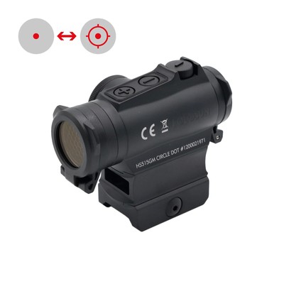 Holosun HS515G-M Micro Spiegelreflexkamera Micro mit rotem Absehen, wählen Si...