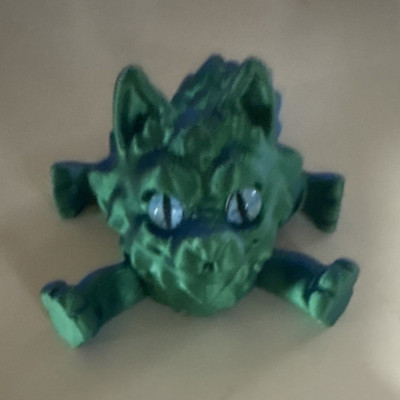 Green and Blue Monster Toy Figure for Ages 8-11 and 12-16 Years, Creature Theme