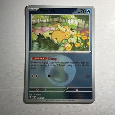 Pokemon TCG - Ascended Heroes Psyduck 039/217 - Water Energy Reverse Holo [NM]