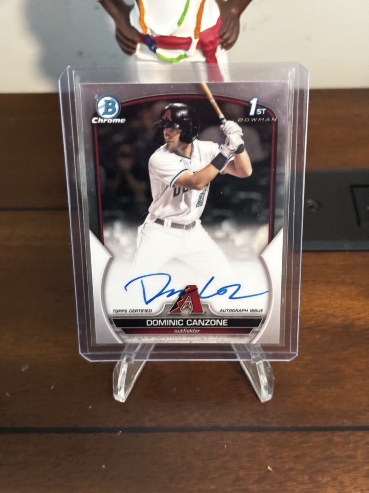 2023 Dominic Canzone 1st Bowman Chrome Auto Mariners