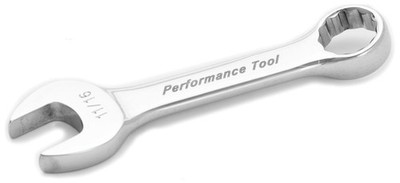 Performance Tool W30522 11/16 Inch Stubby Combo Wrench