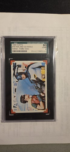 1966 Topps Batman Riddler Back #16 Hide-and-Go-Riddle — SGC 6