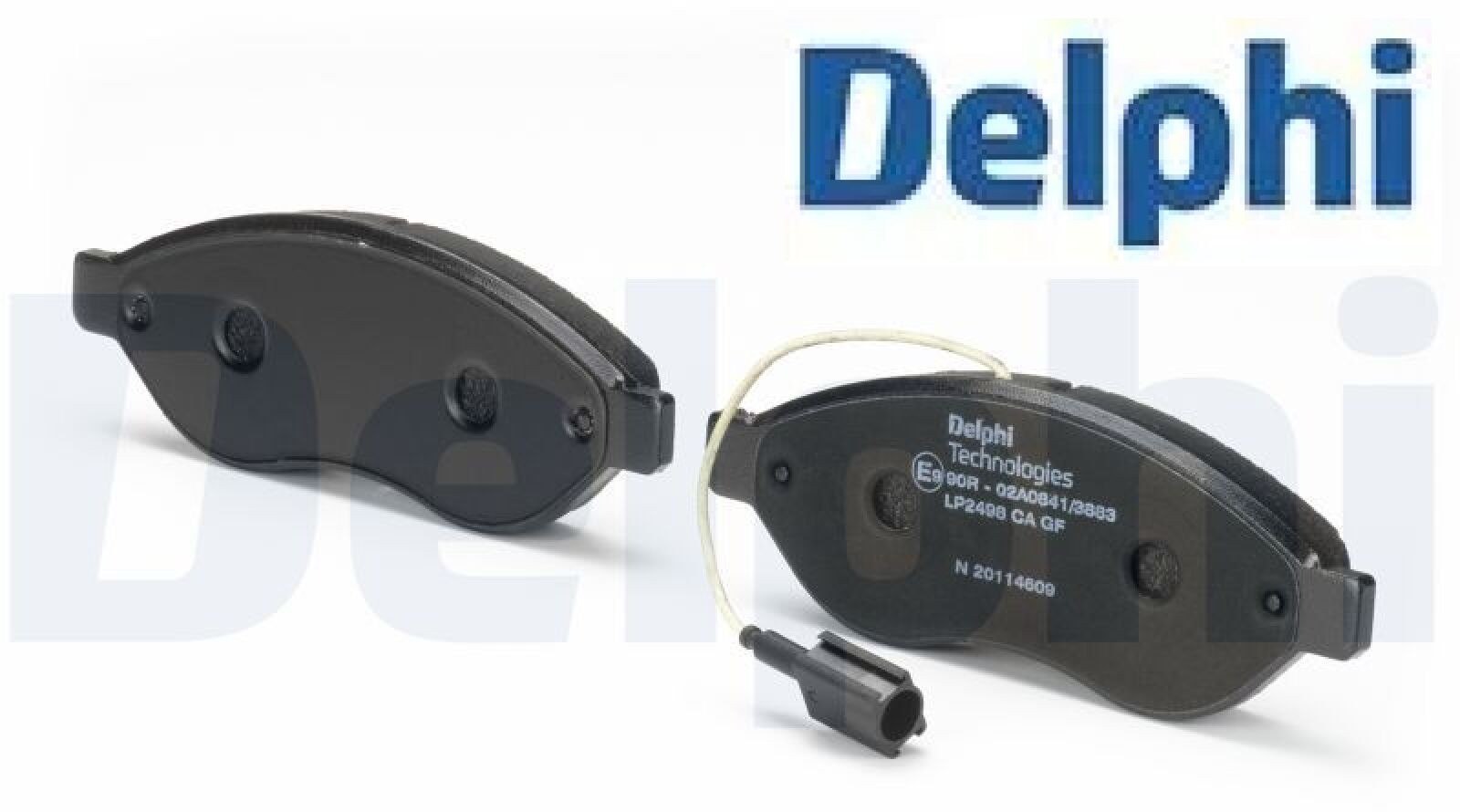 Für DELPHI LP2498 Brake Pad Set, disc brake LP2498 Brake pads set front , fits: - Bild 3