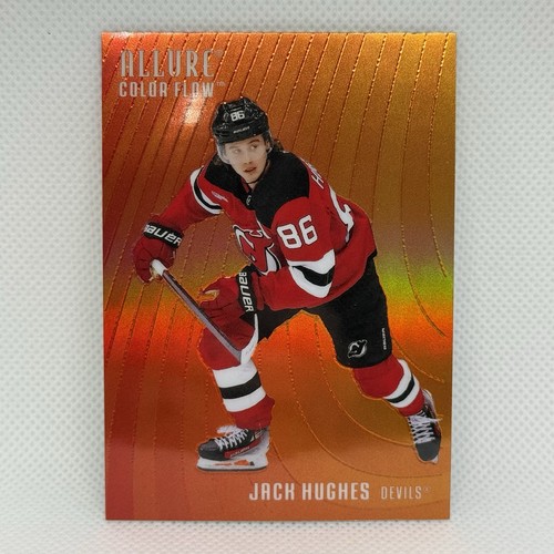 Jack Hughes #CF-21 Red Orange 2025-26 Upper Deck Allure - Color Flow